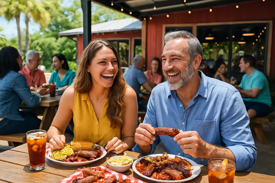 Outdoor editorial photograph for 2026 Power Connection Lunch - 11.4.26 Sonny's BBQ