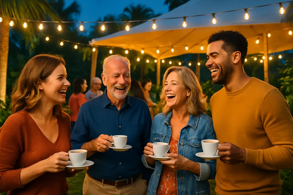 Outdoor editorial photograph for Coffee Club - November 19, 2026 - Robert Toale and Sons Funeral Home @ Manasota Memorial Park