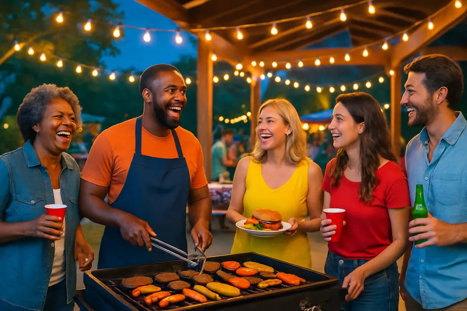 Outdoor editorial photograph for 2026 Member Appreciation Cookout