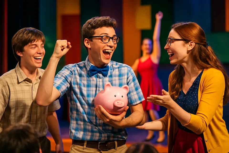 Outdoor editorial photograph for Big Bank Theory - Manatee School for the Arts | January 21, 2027