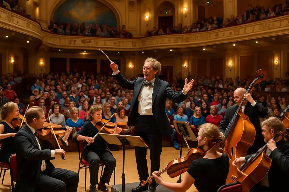 Outdoor editorial photograph for Conductor's Corner 1: Beethoven & Prokofiev