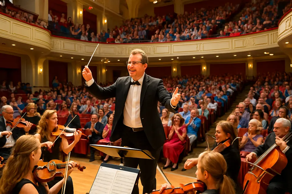 Outdoor editorial photograph for Conductor's Corner 2: Tchaikovsky & Strauss
