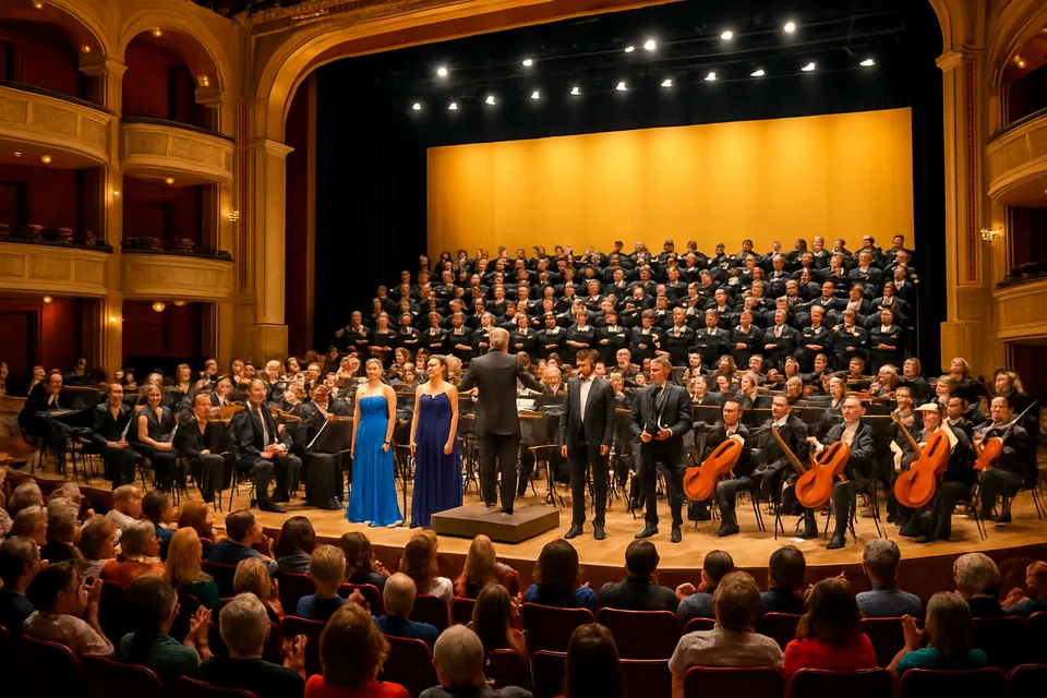 Outdoor editorial photograph for Conductor's Corner 4: Carmina Burana