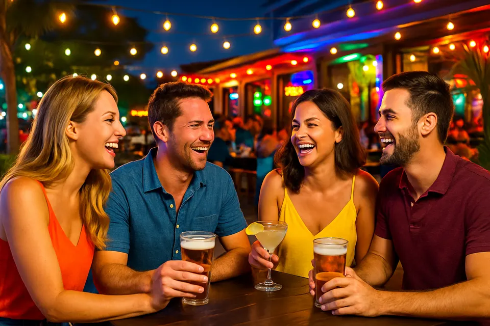 Outdoor editorial photograph for YPG After Hours at Tamiami Tap